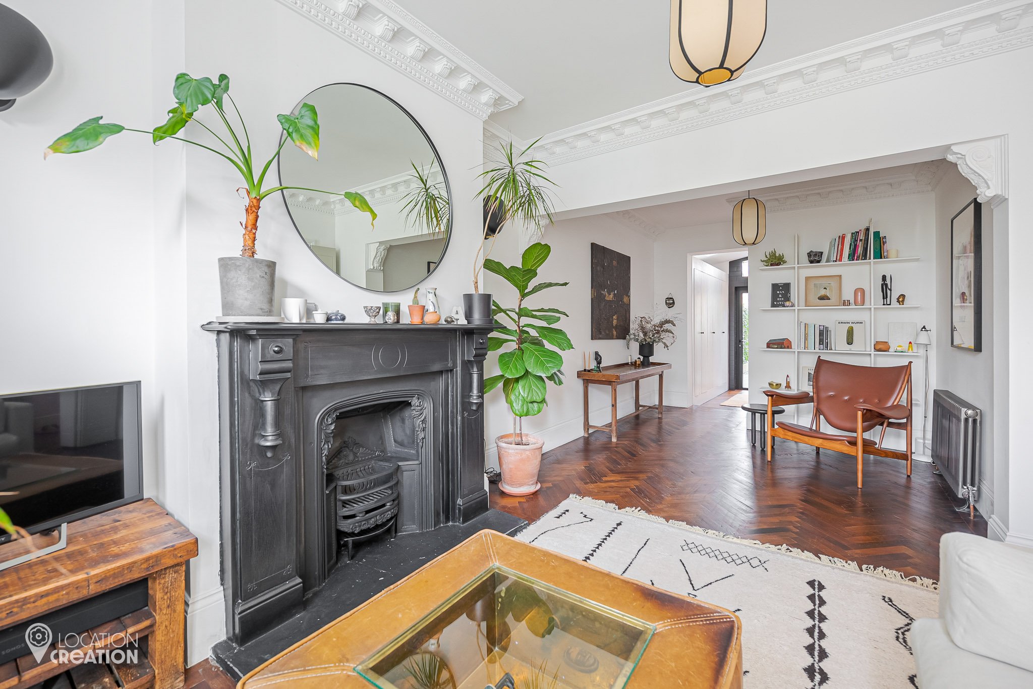 Location Creation Forest House Sitting Room