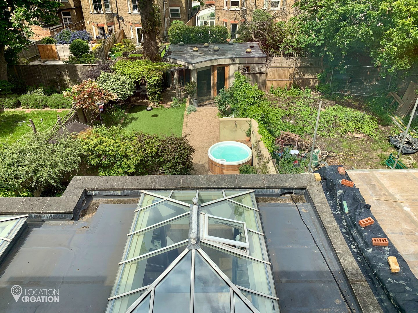 Location Creation Kirkstall House Garden Overview