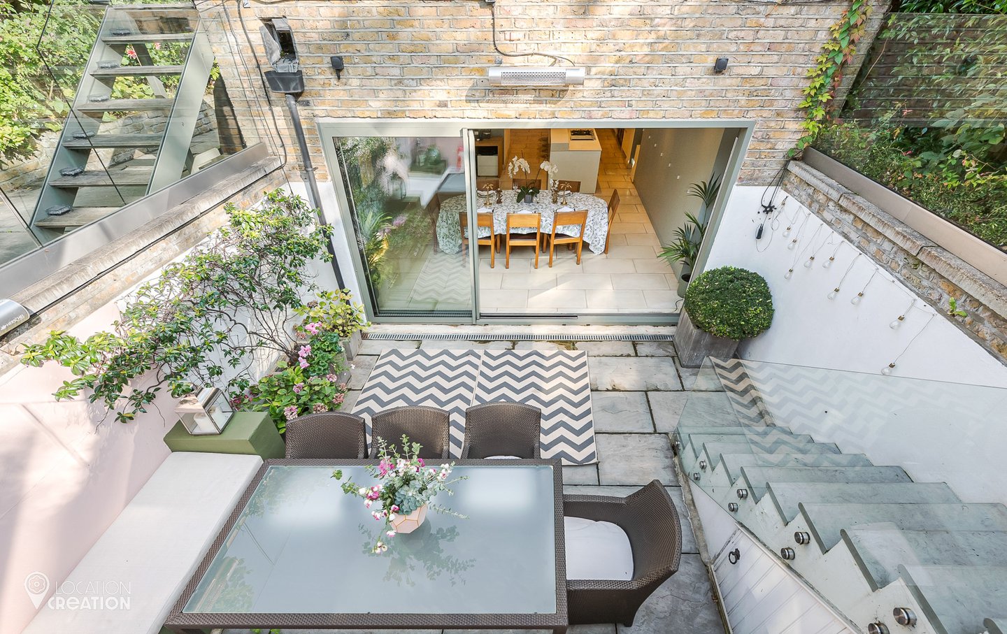 Location Creation Bentley House Garden Overview