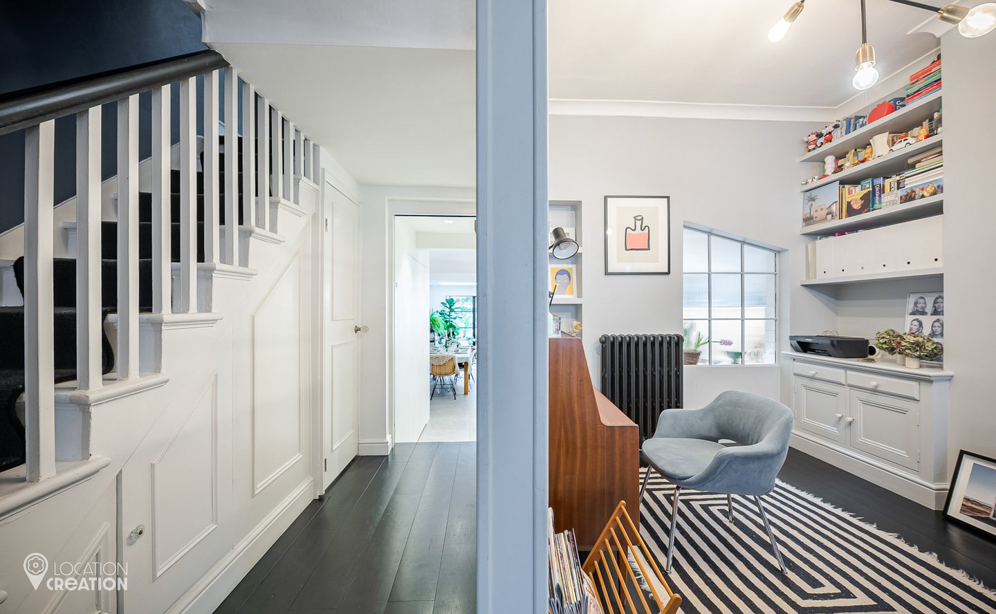 Location Creation Hugon House Entrance Hall And Study
