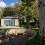 Location Creation Orchard House Fire Pit And Summer House