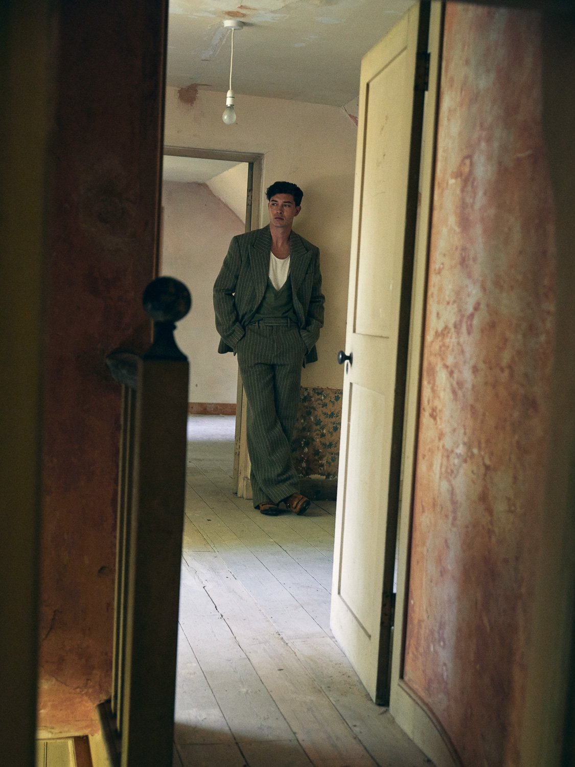 fashion shoot by Barry Craske, model Francisco Lachowski, June 2024