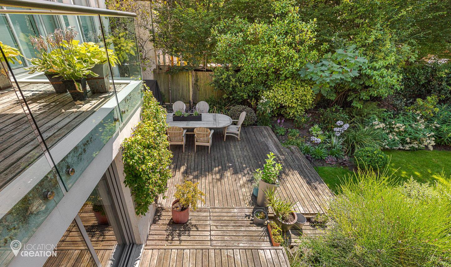 Location Creation Melrose House Garden Overview