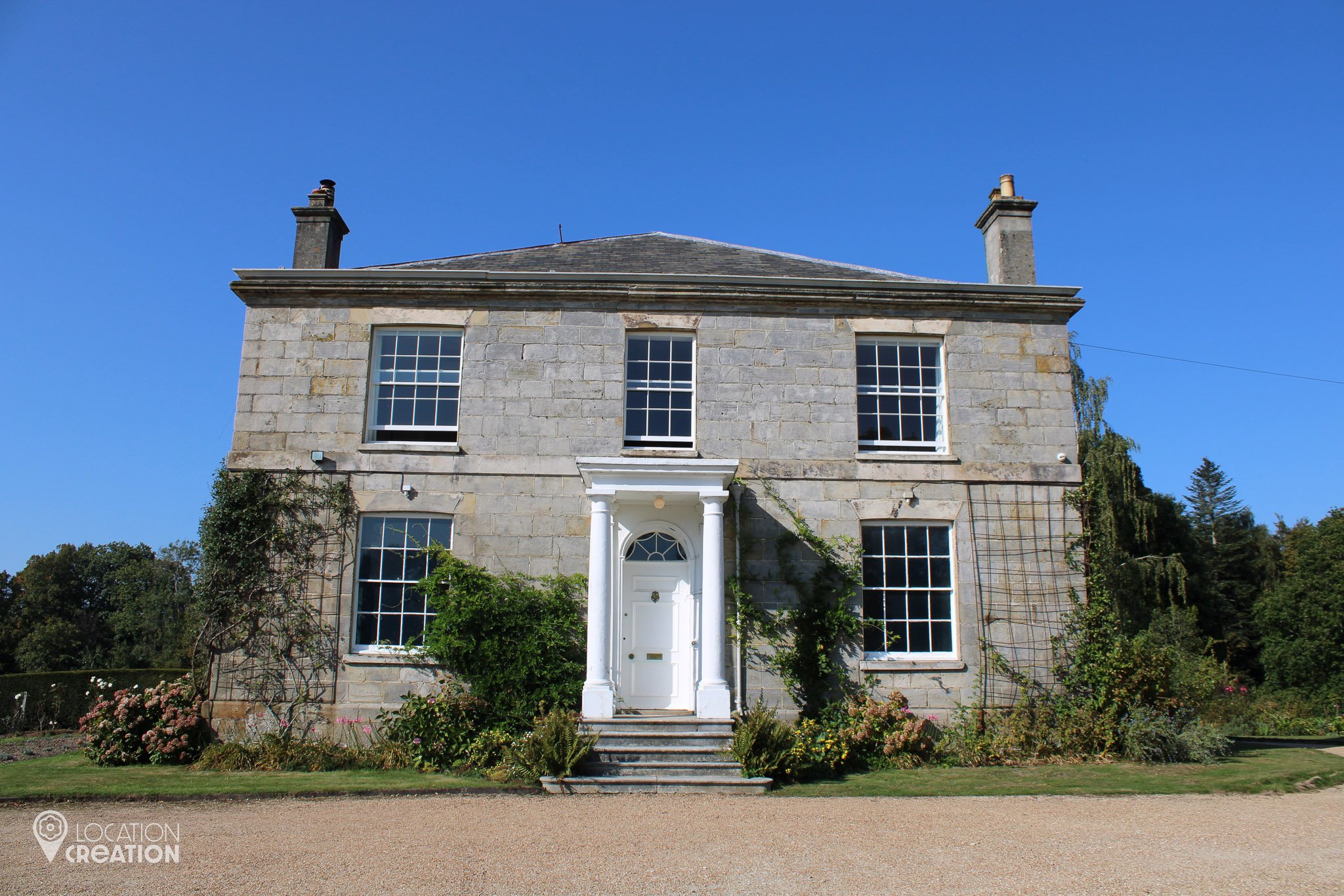 Location Creation Georgian Manor Kent Front Of Prop