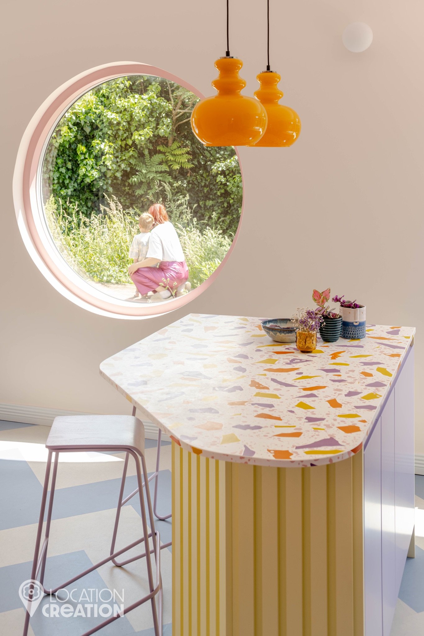 Location CreationPurple HouseIsland Bench