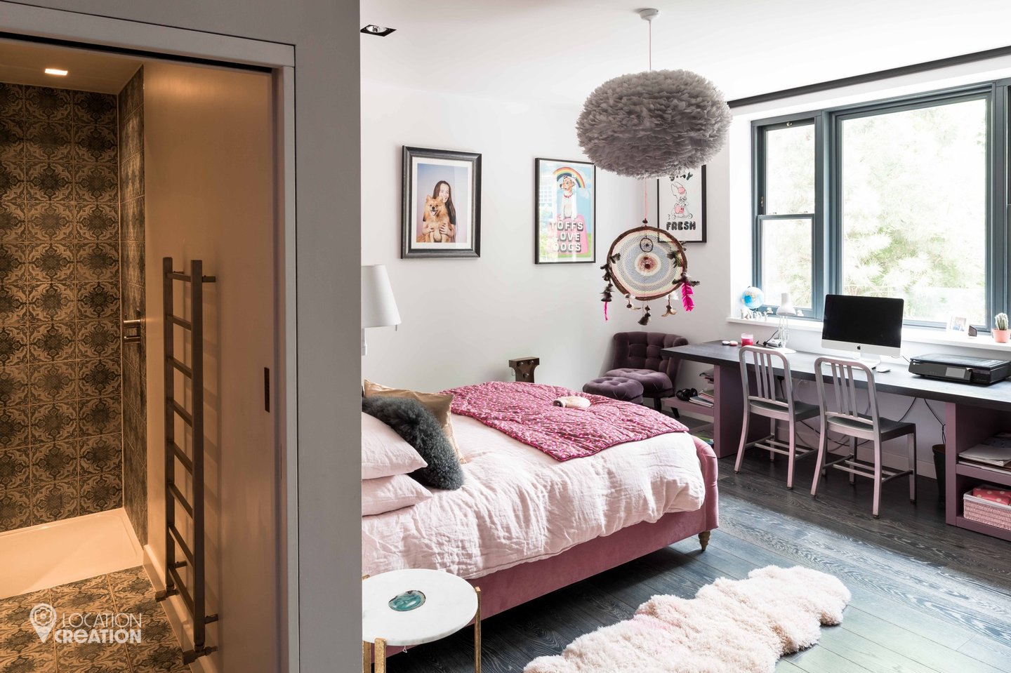Location CreationBelsize House NWPink Bedroom