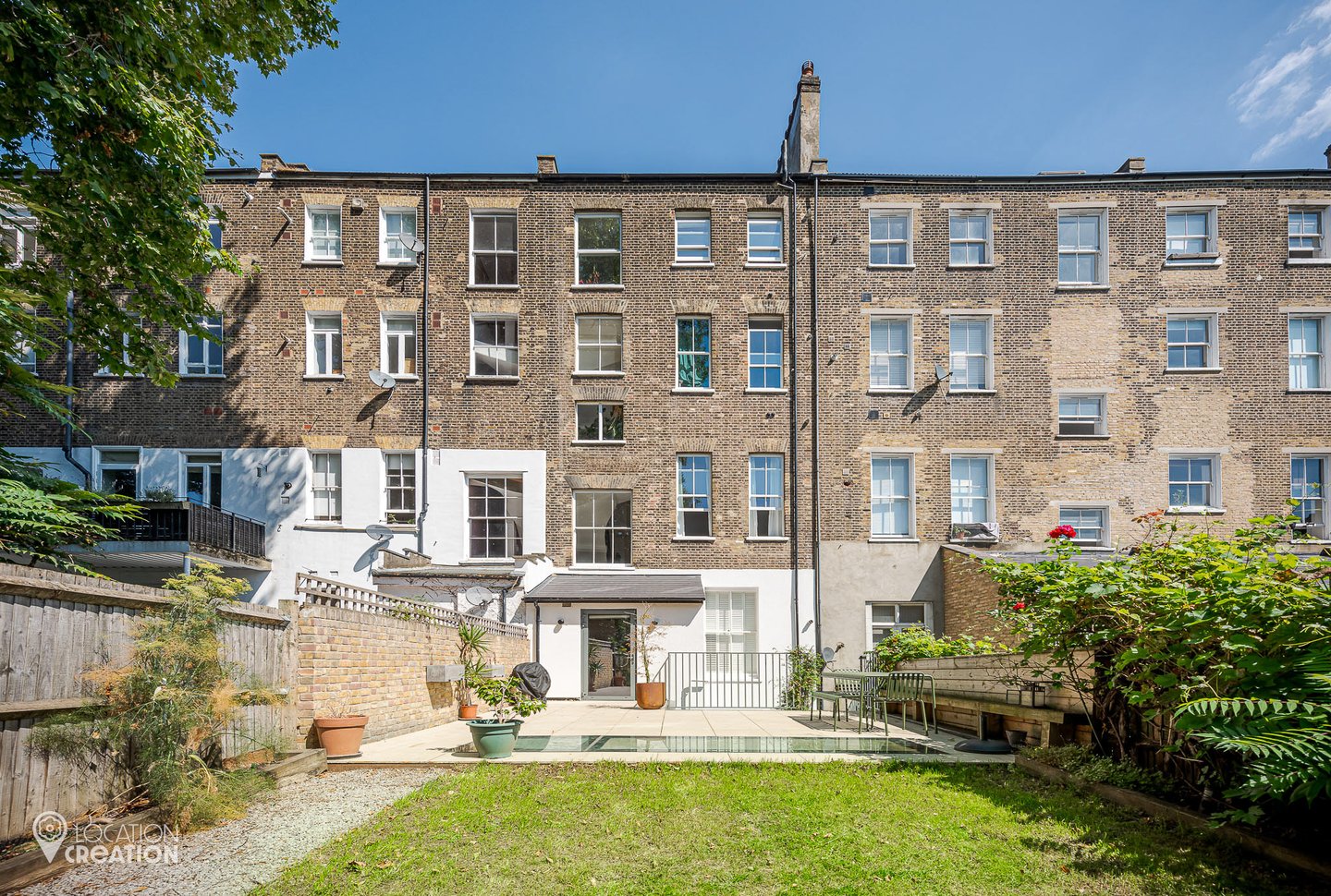 Location Creation Hackney House Garden