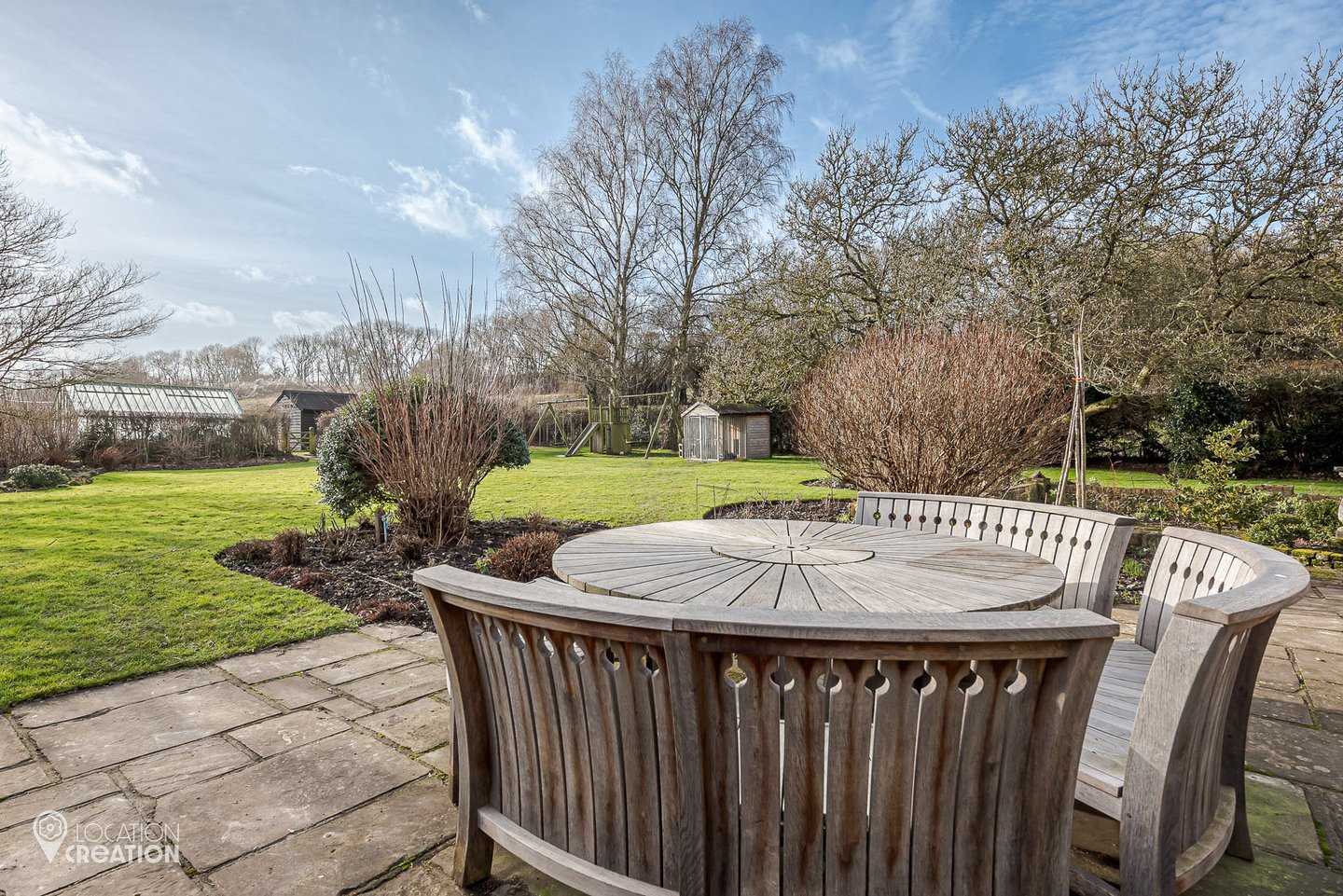Location Creation Berrys Maple Garden Seating