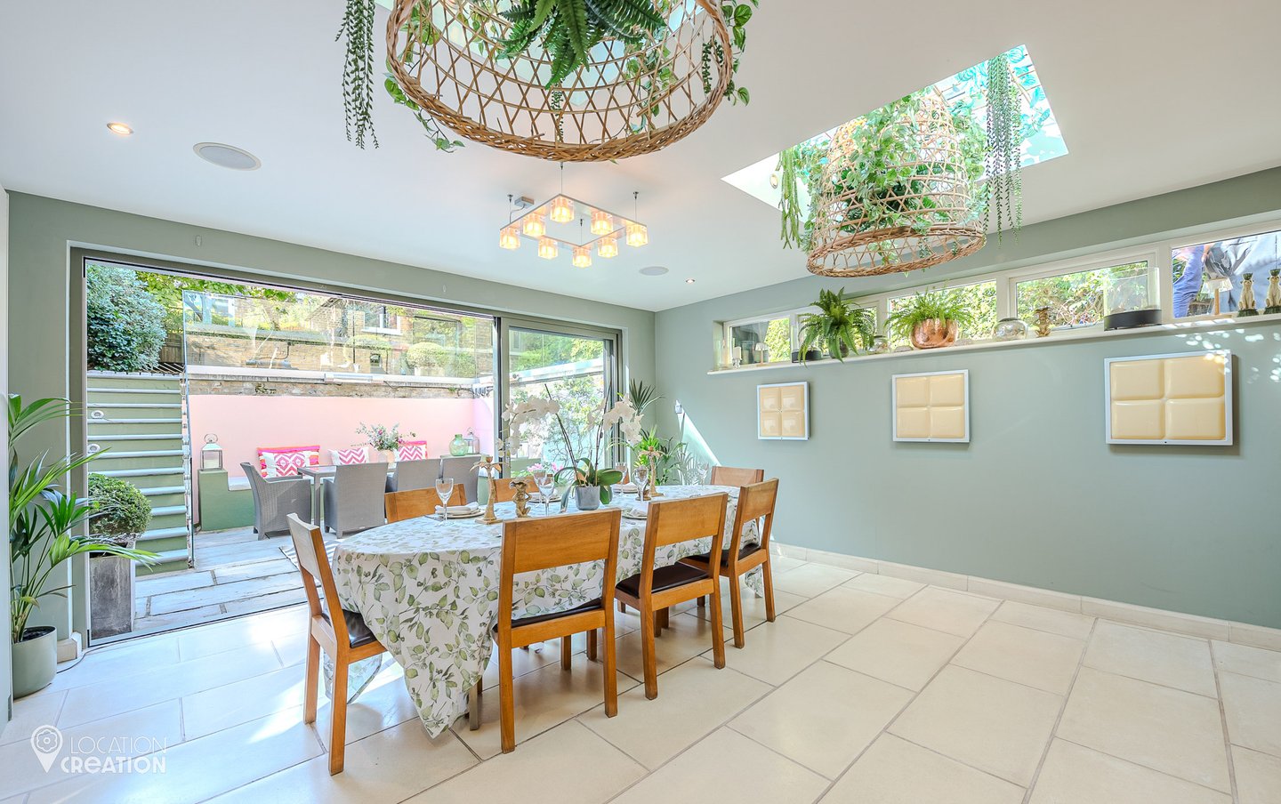 Location Creation Bentley House Open Plan Dining