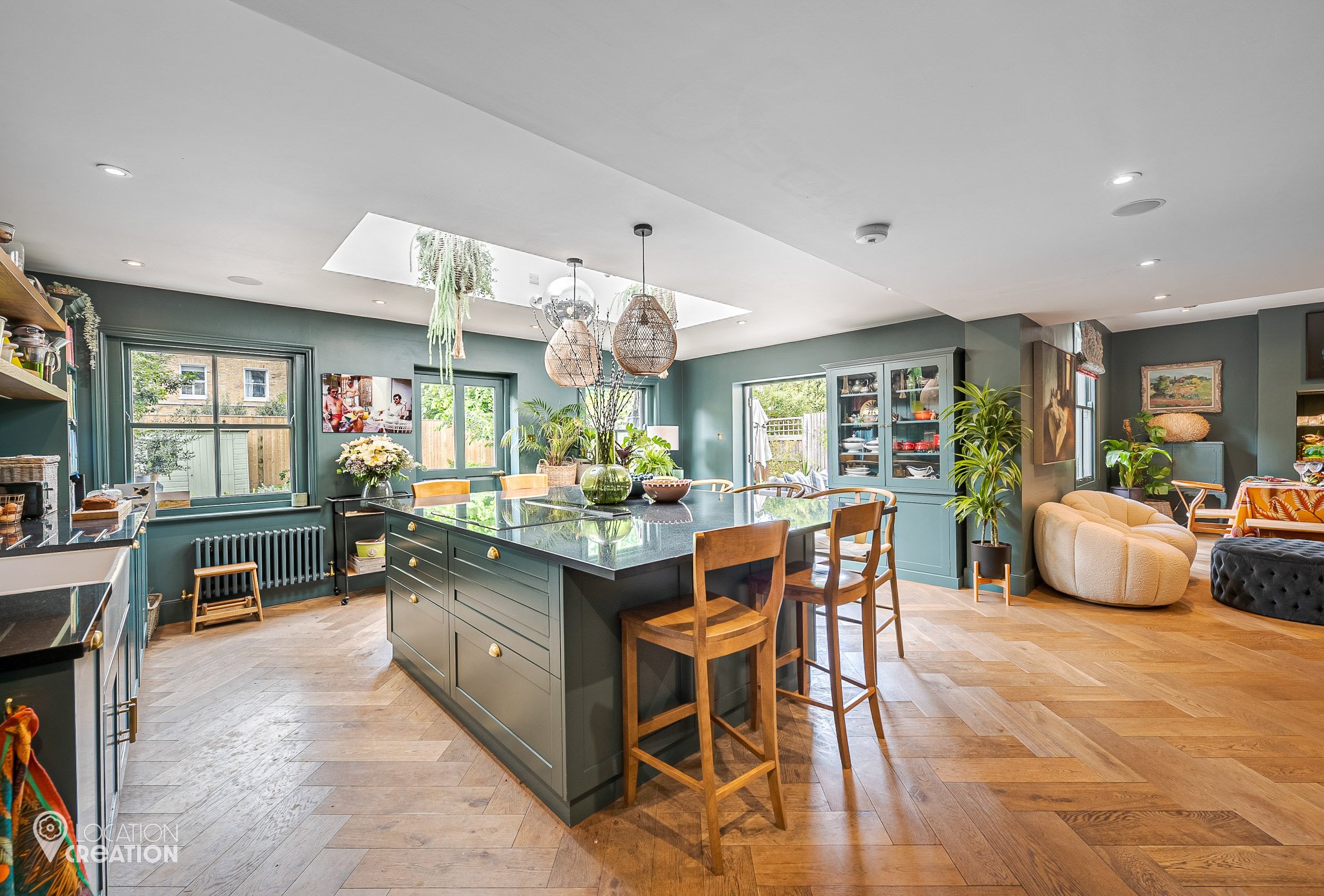 Location Creation Heaver House Open Kitchen