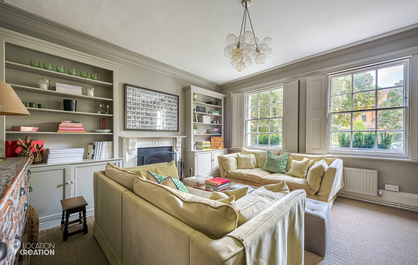 Location Creation Larkhall Rise Sitting Room