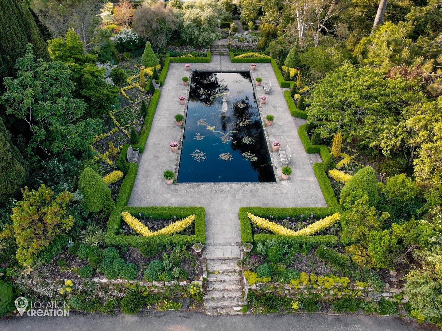 Location Creation Borde Hill Pond Overview