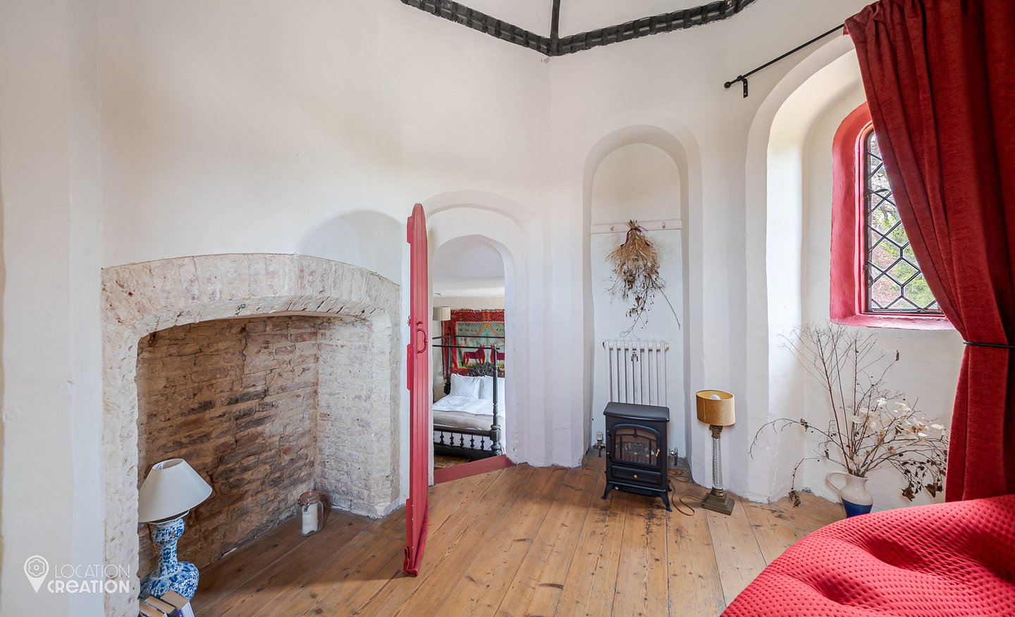Location Creation Medieval Manor House Reading Room