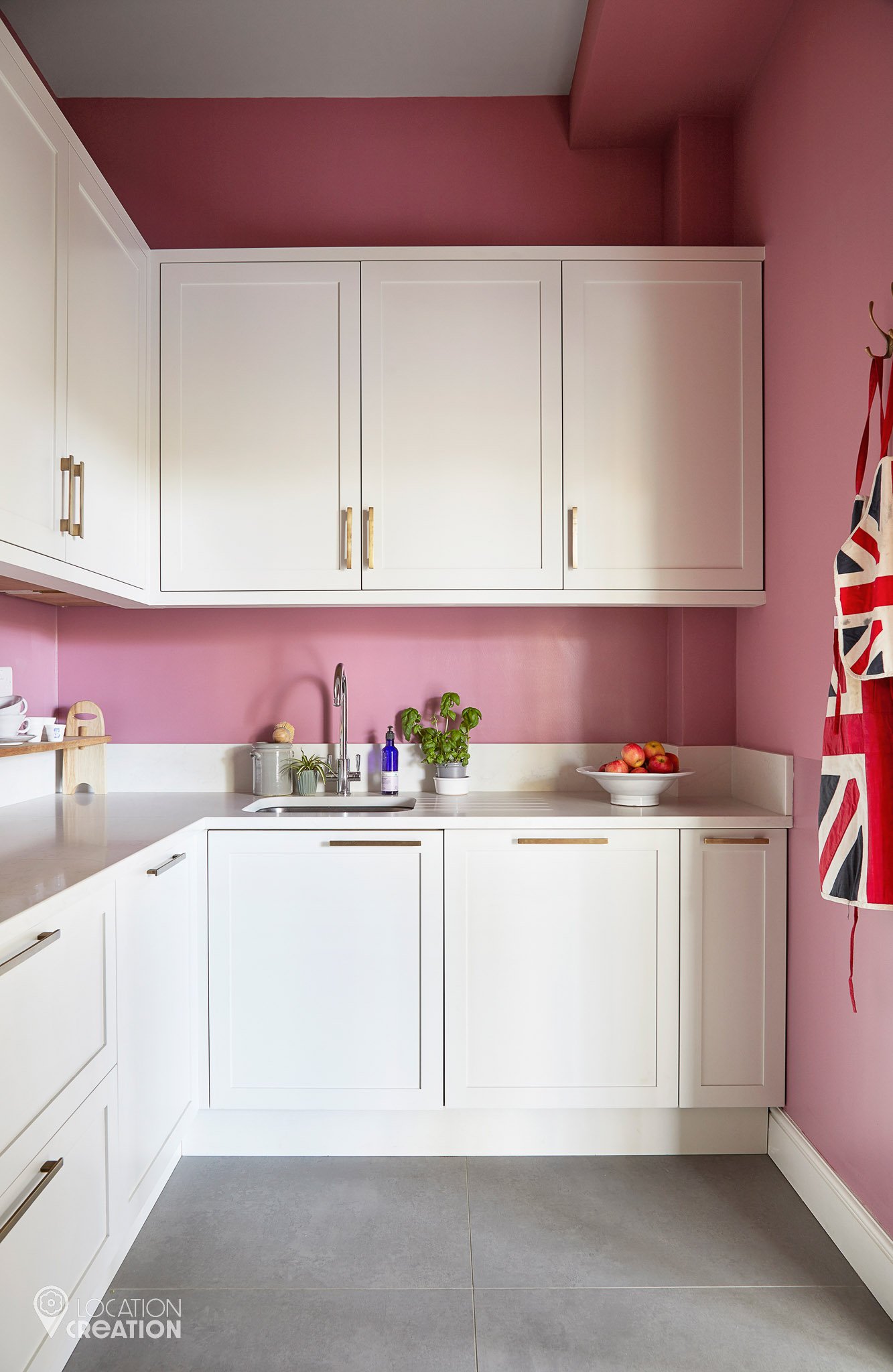 Location Creation Cedars Pink Kitchen