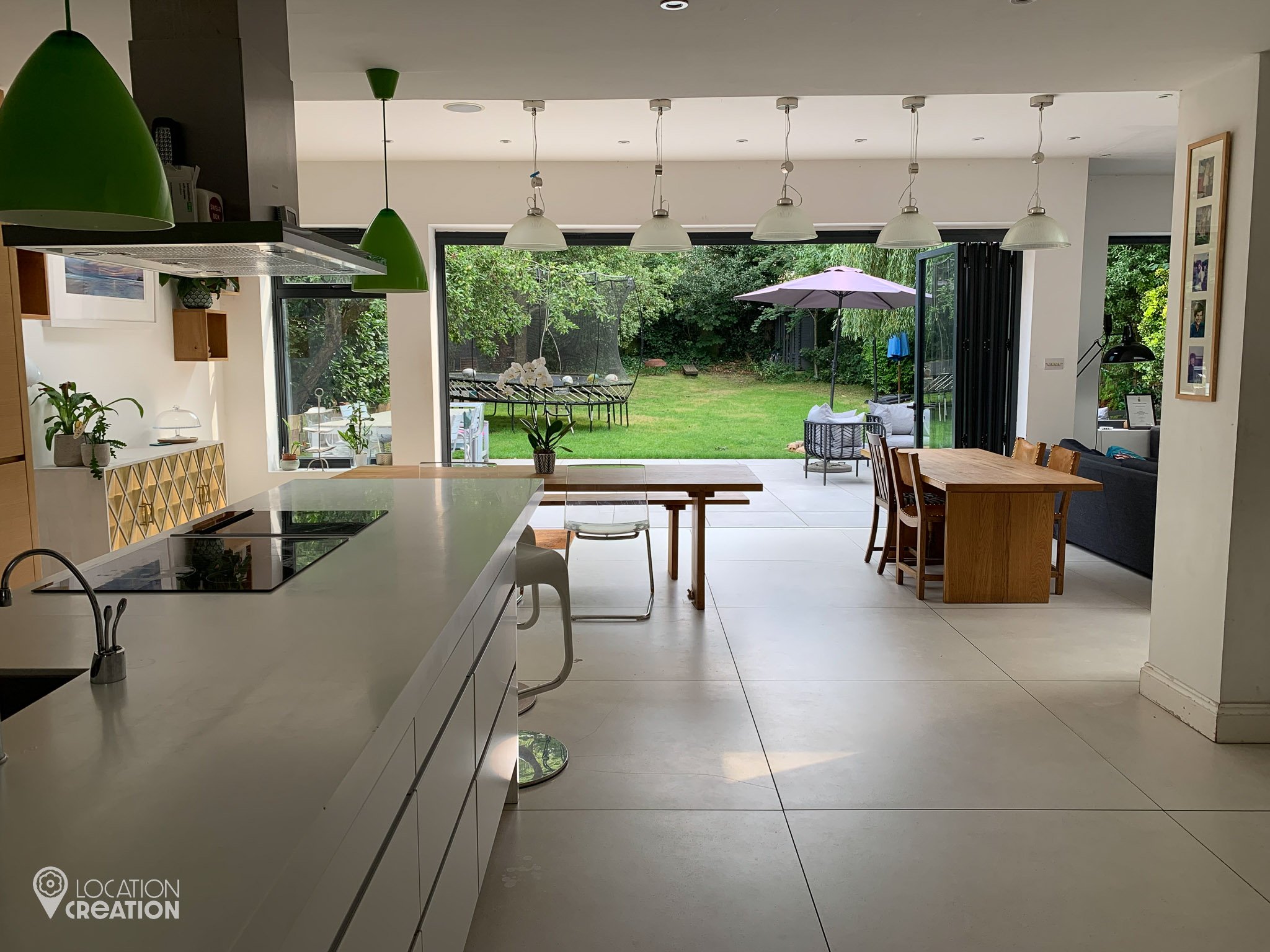 Location Creation Lime And Pink Kitchen