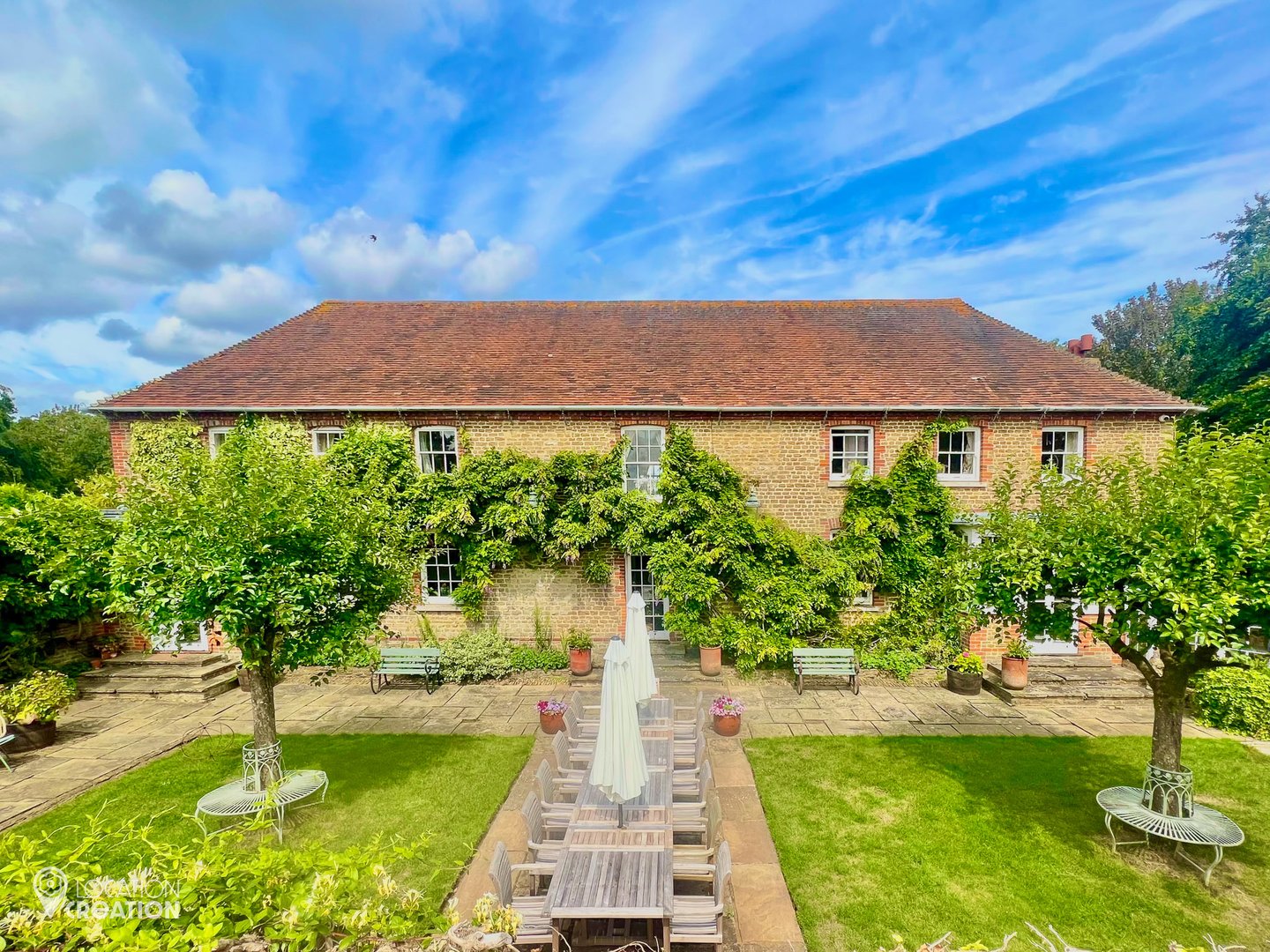Location Creation The Coach House Courtyard