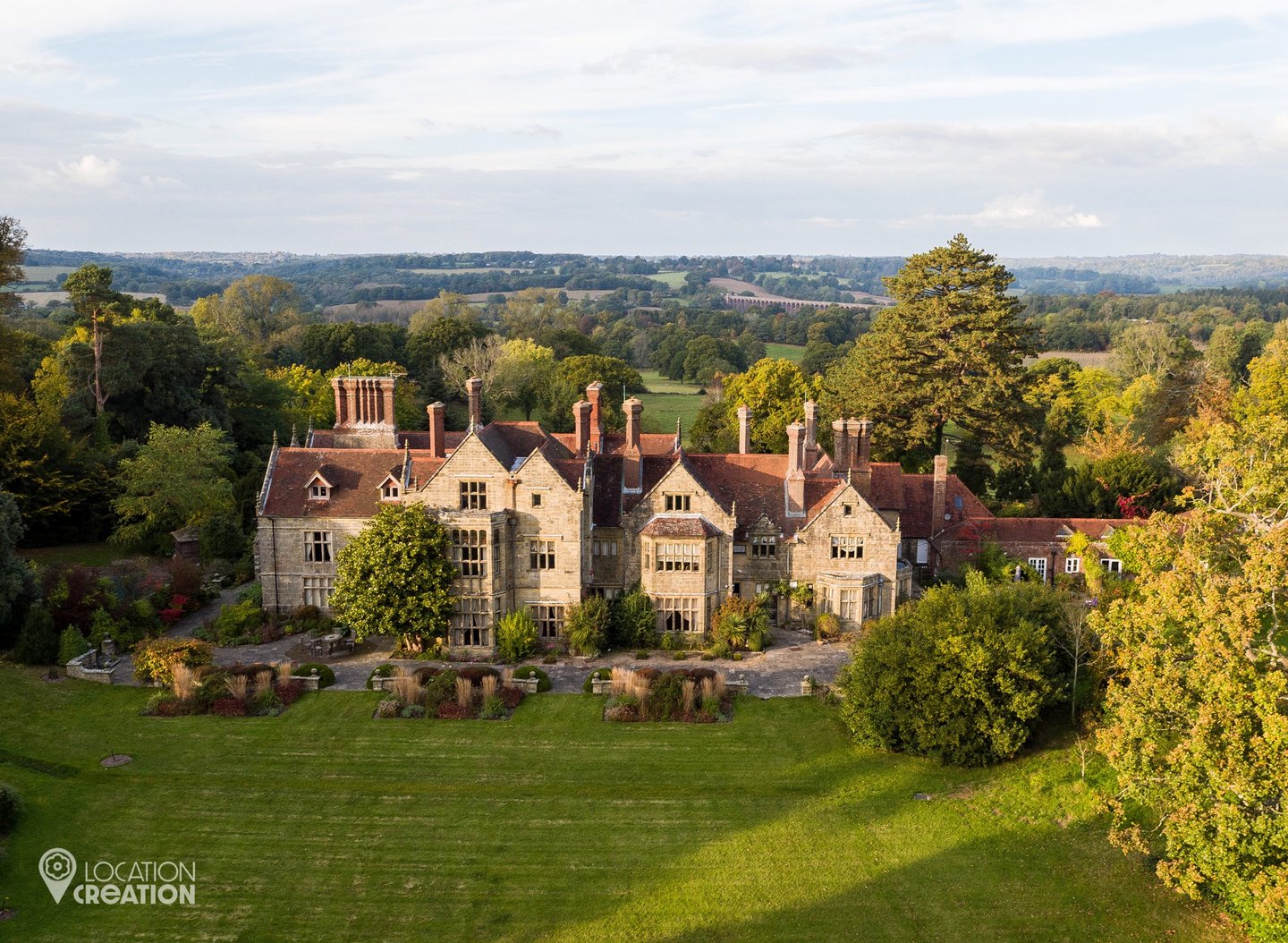 Location Creation Borde Hill House Rear