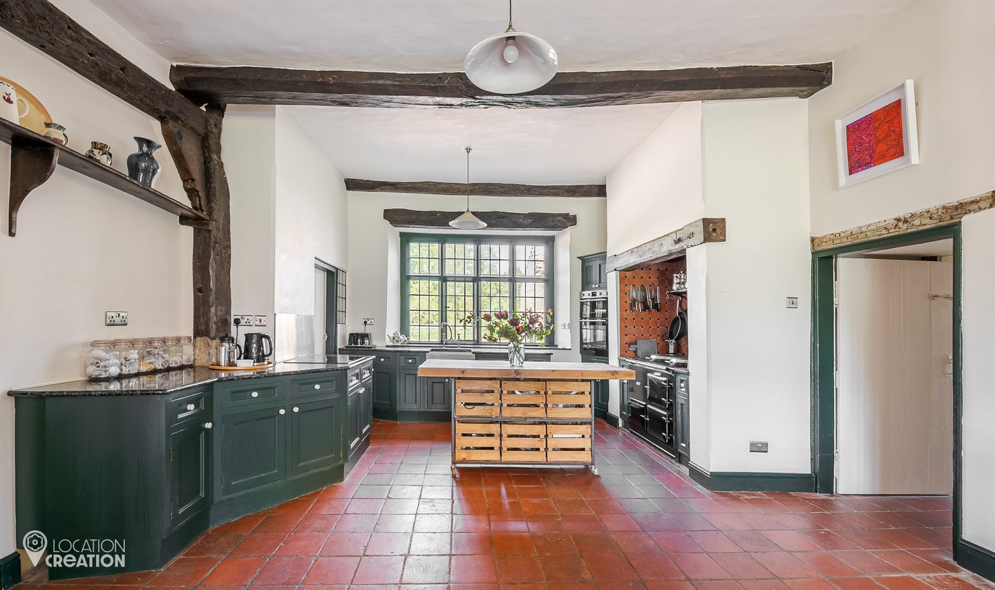 Location Creation Medieval Manor House Kitchen