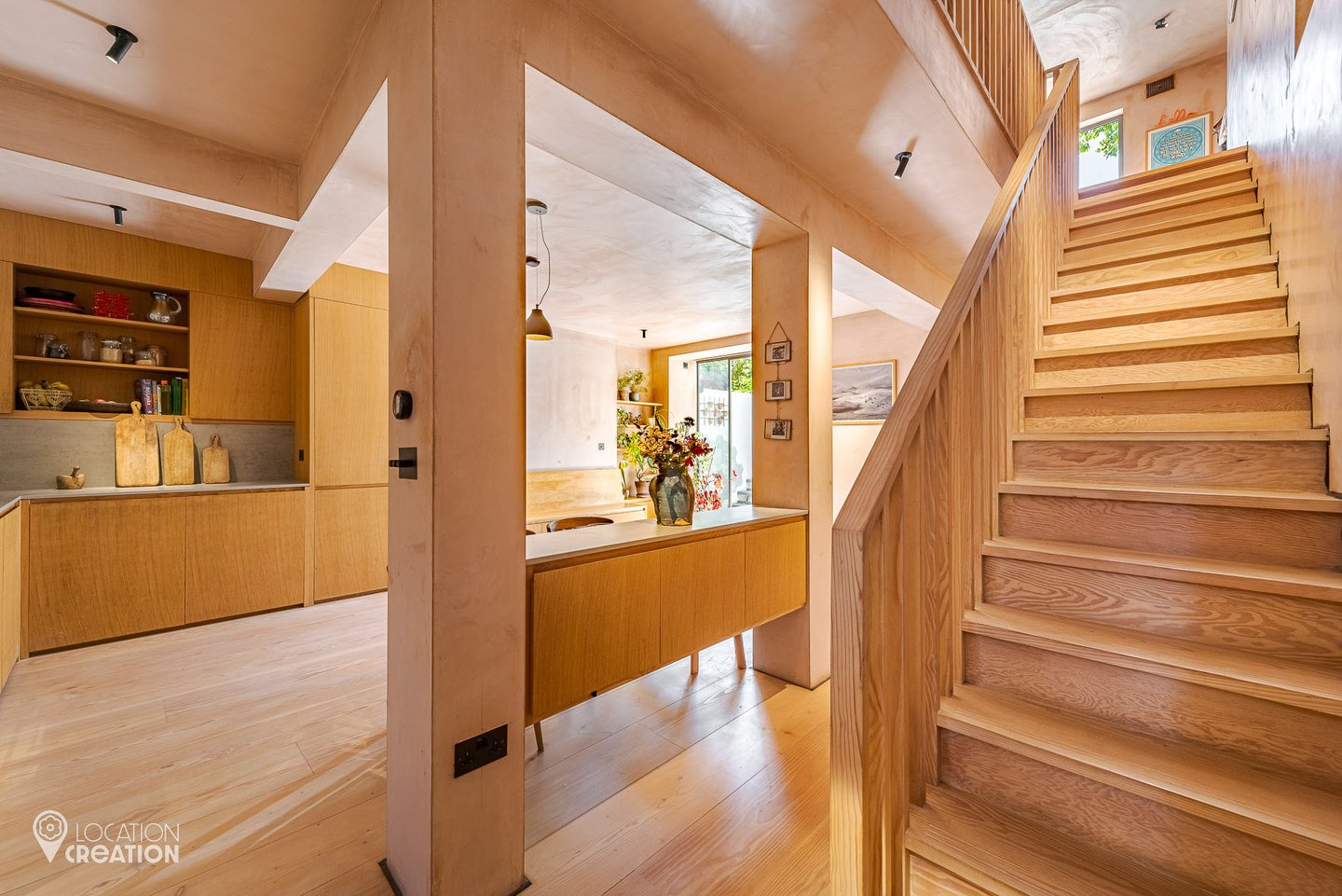 Location Creation Hackney House Stairs