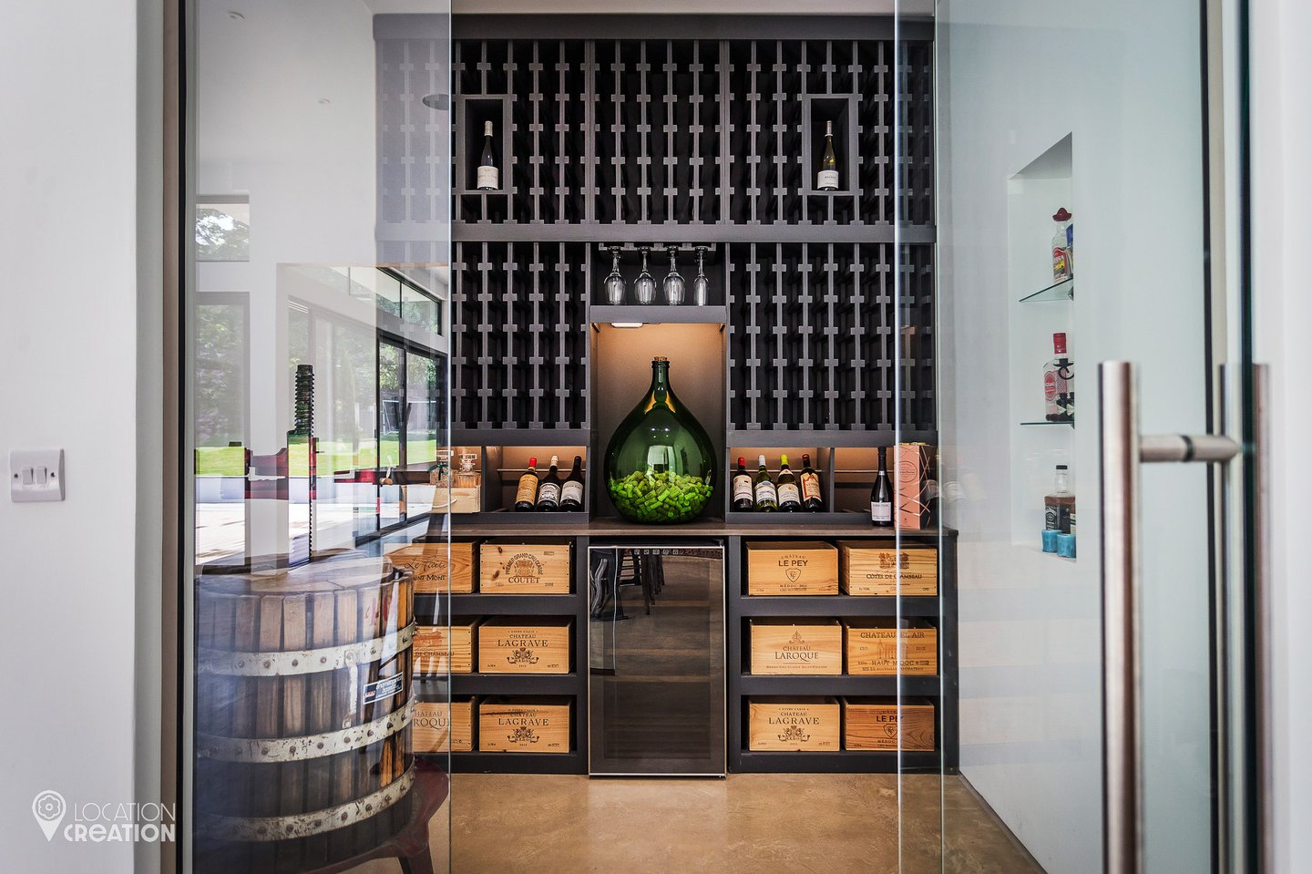 Location Creation Deerswood Surrey Wine Room
