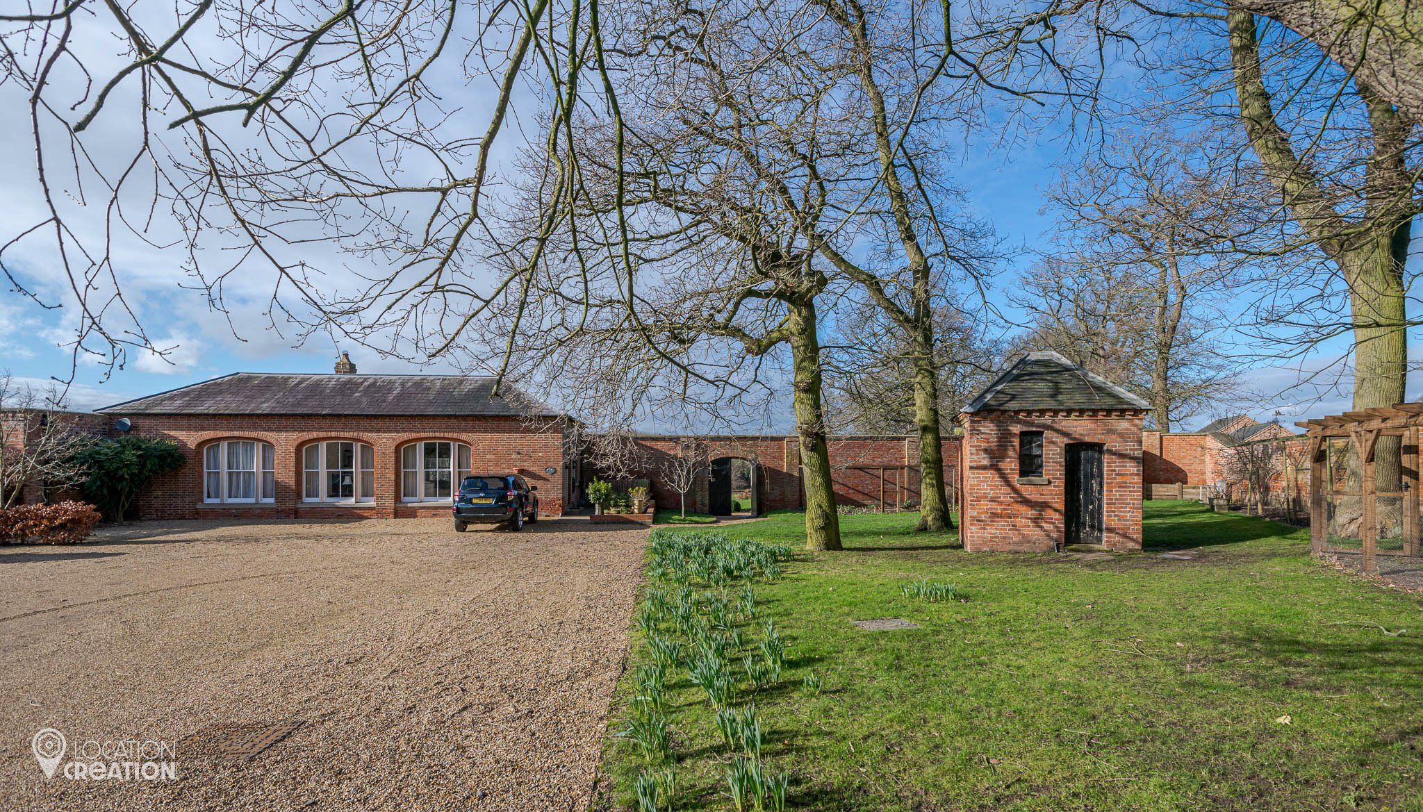 Location Creation Ravenstone Hall Driveway