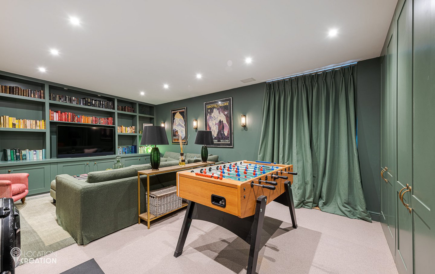 Location Creation Larkhall Rise TV Room