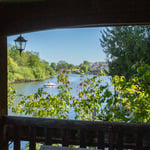 Riverside HouseBoathouse Balcony
