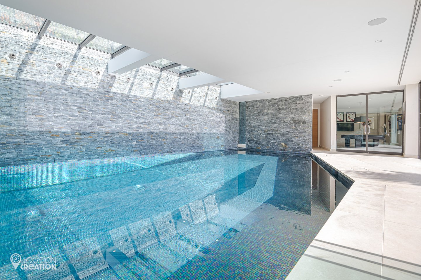 Location Creation Kingston Glass Swimming Pool