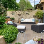 Location Creation Kirkstall House Garden Seating