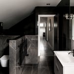 Location CreationBelsize House NWBlack Bathroom