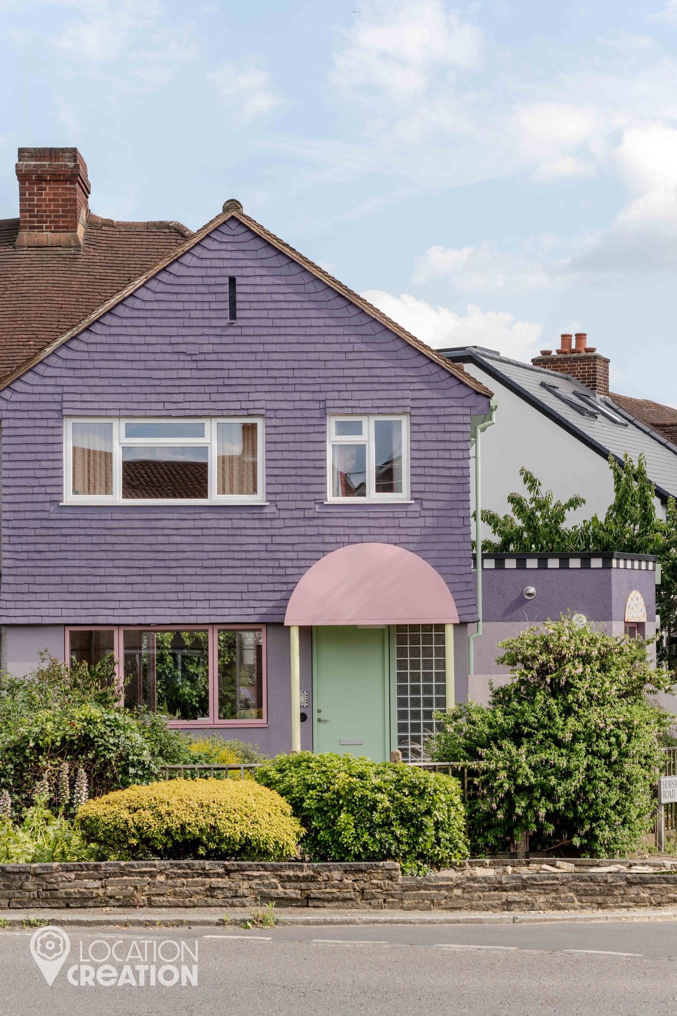 Location CreationPurple HouseFront Door