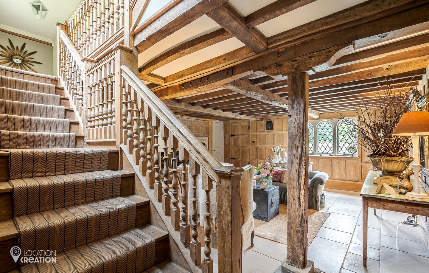 Location Creation Jacobean Manor Stairs