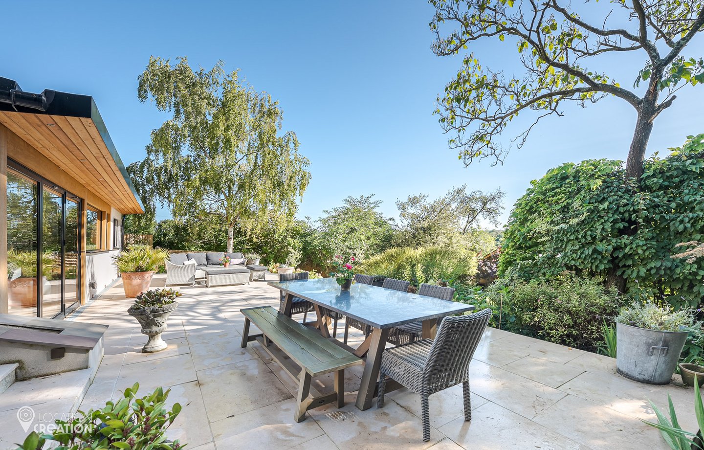 Location Creation The Chalet Garden Dining