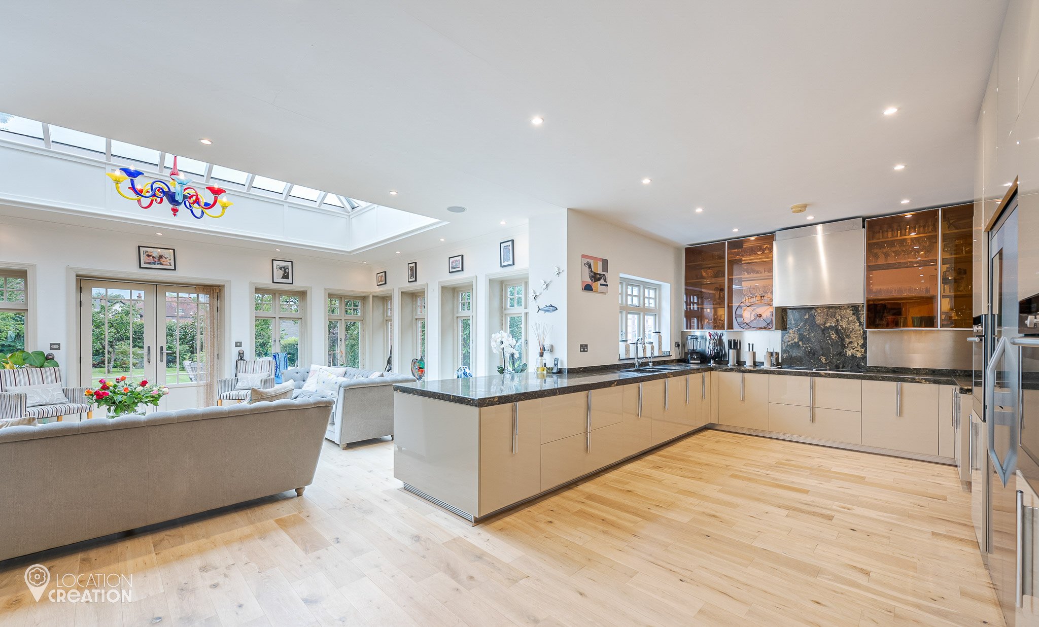 Location Creation Barnet House Open Plan Kitchen