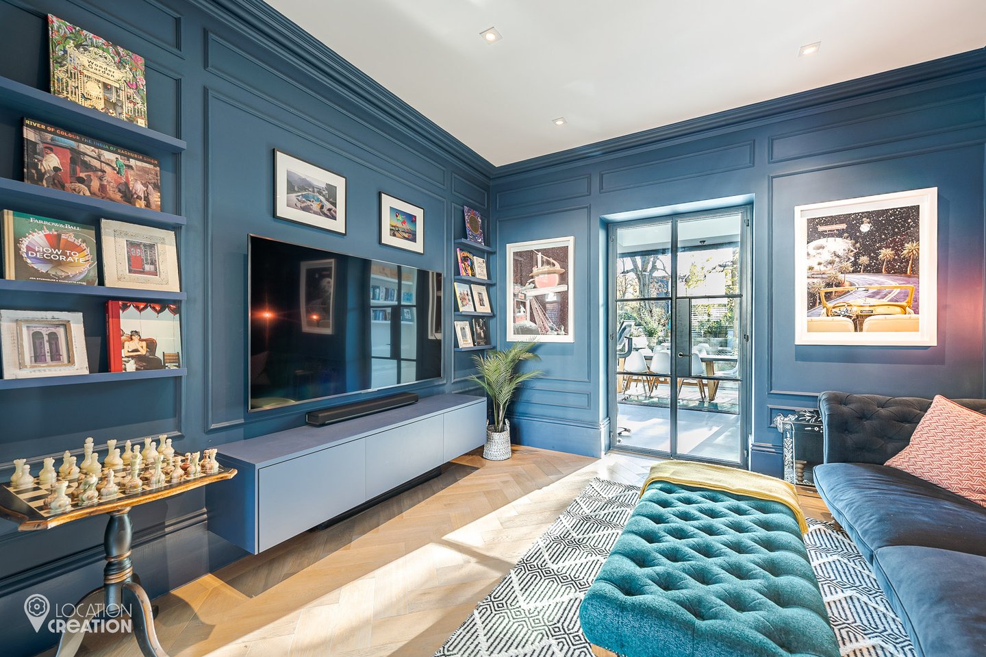 Location Creation French House Cinema Room
