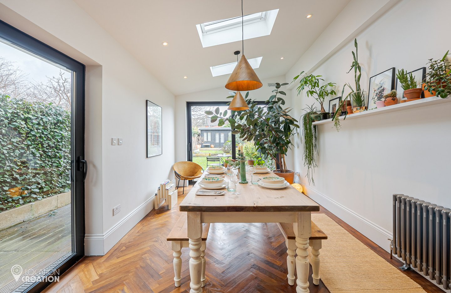 Location Creation Forest House Dining
