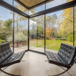 Location Creation The Shrubbery Black Chairs