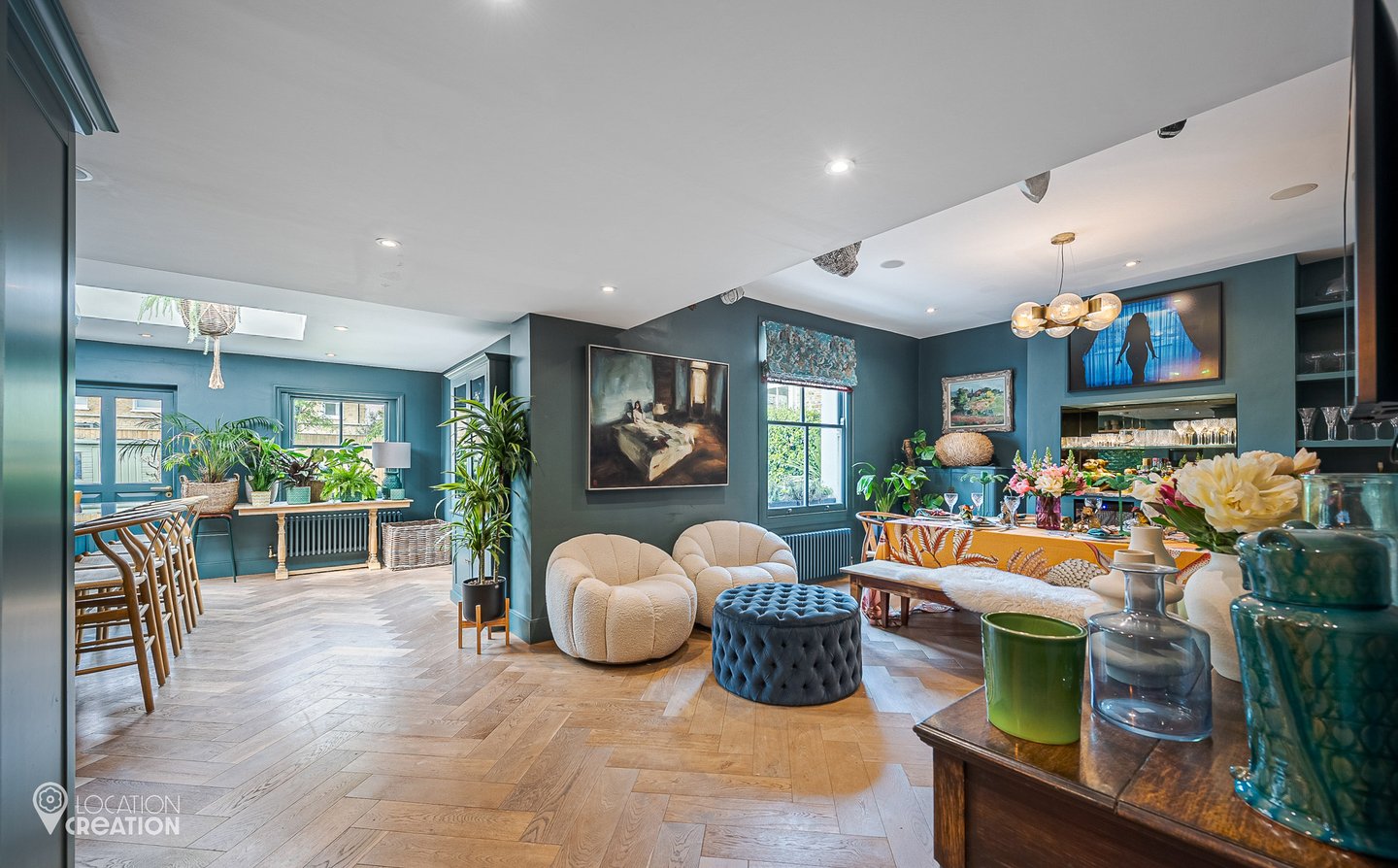 Location Creation Heaver House Open Kitchen And Dining