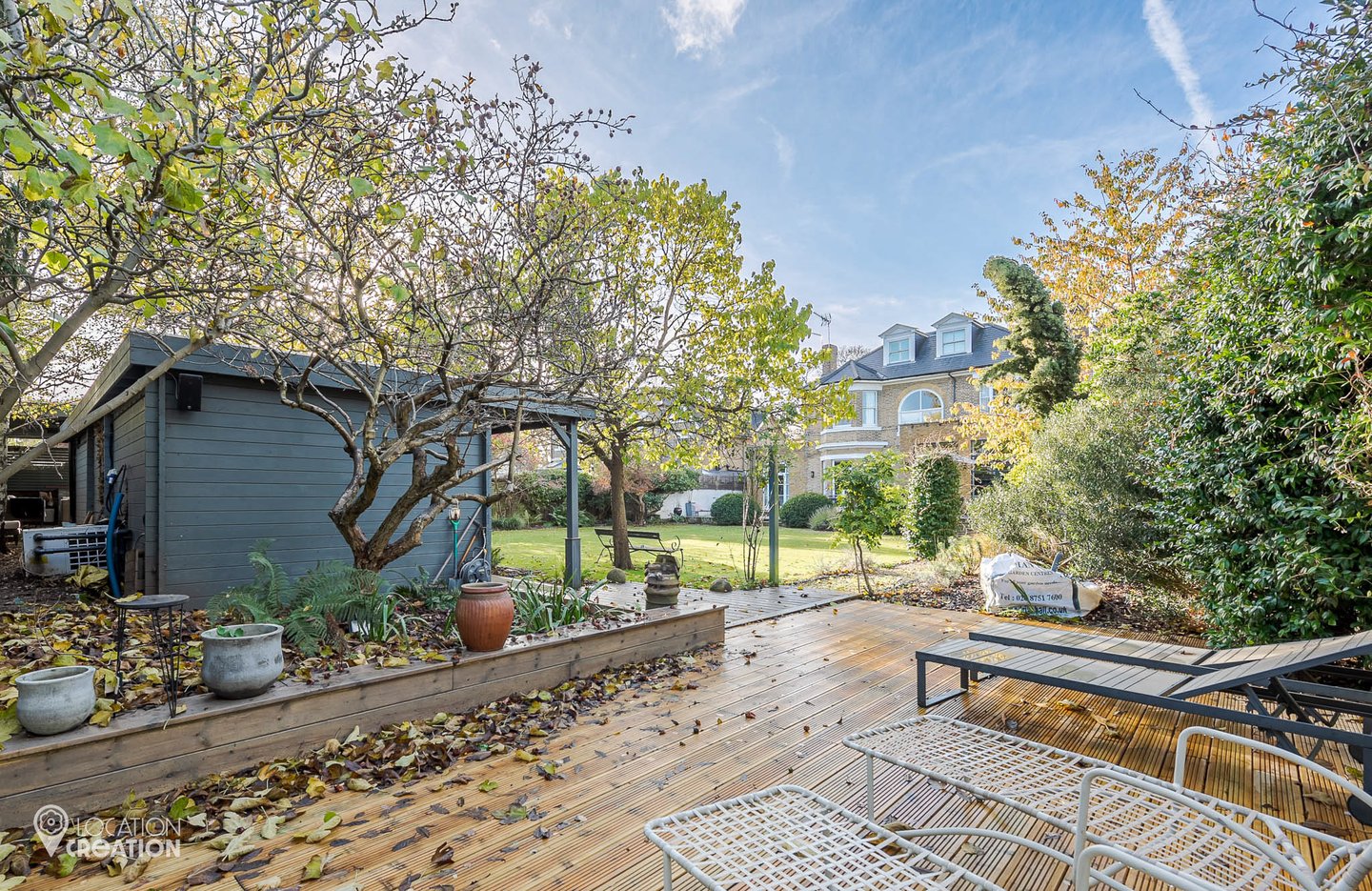 Location Creation Kew House Garden Deck