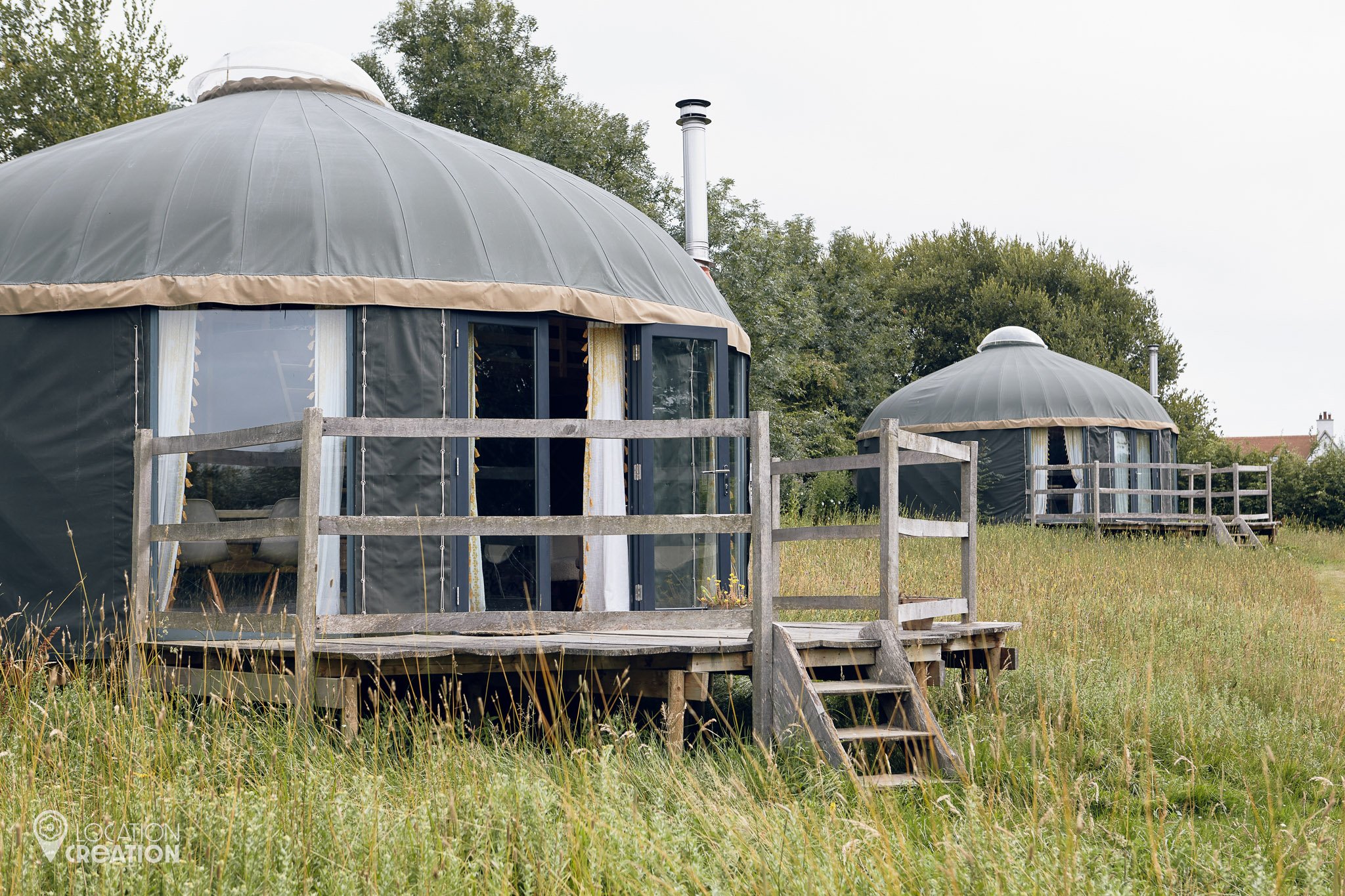 Location Creation Isle Of Wight Yurts Front