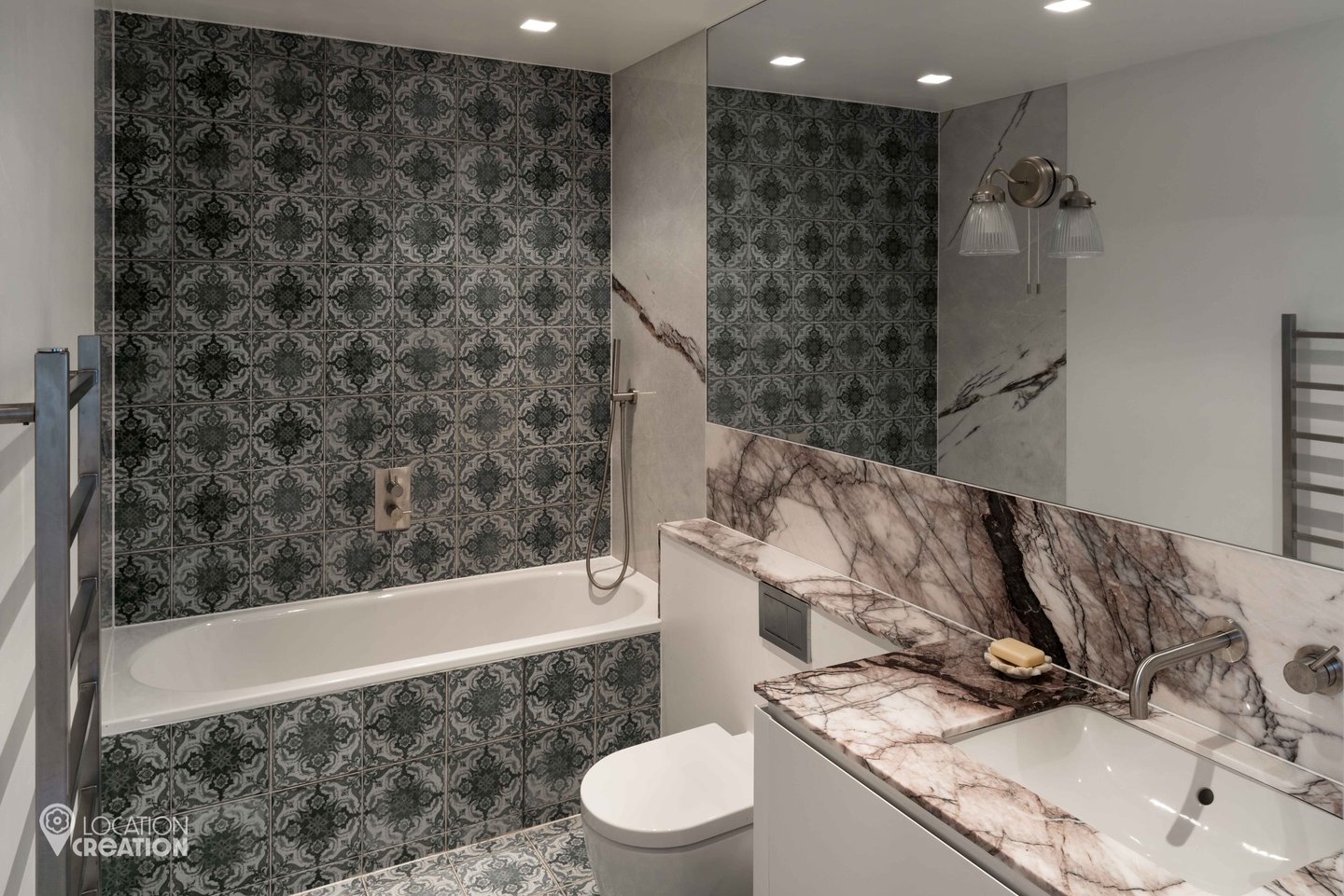 Location CreationBelsize House NWPink Bedroom Ensuite