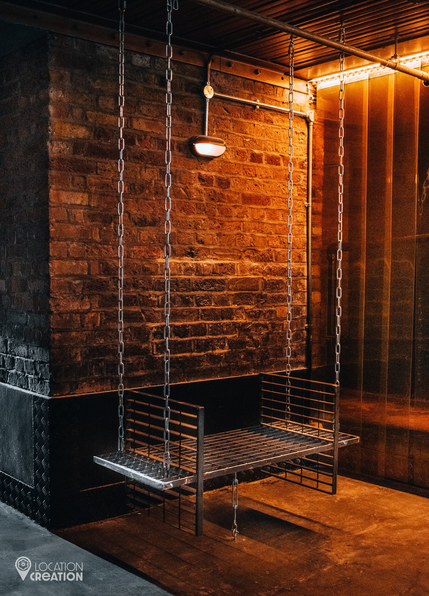 Location Creation Fabric Sunken Bar Seat