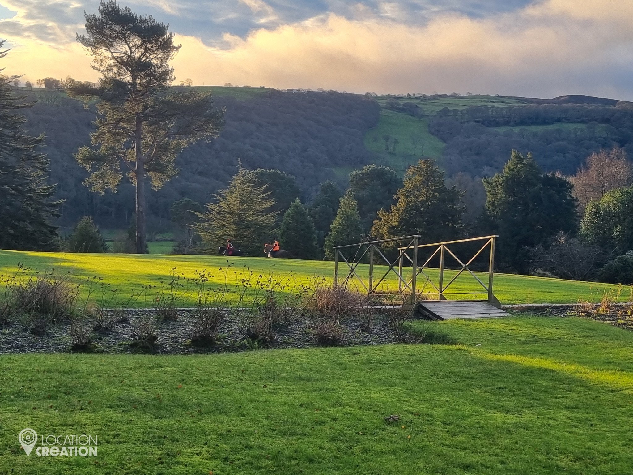 Location CreationGarthewin Hallview Over Haha