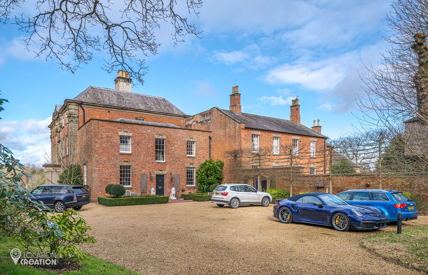 Location Creation Ravenstone Hall Driveway
