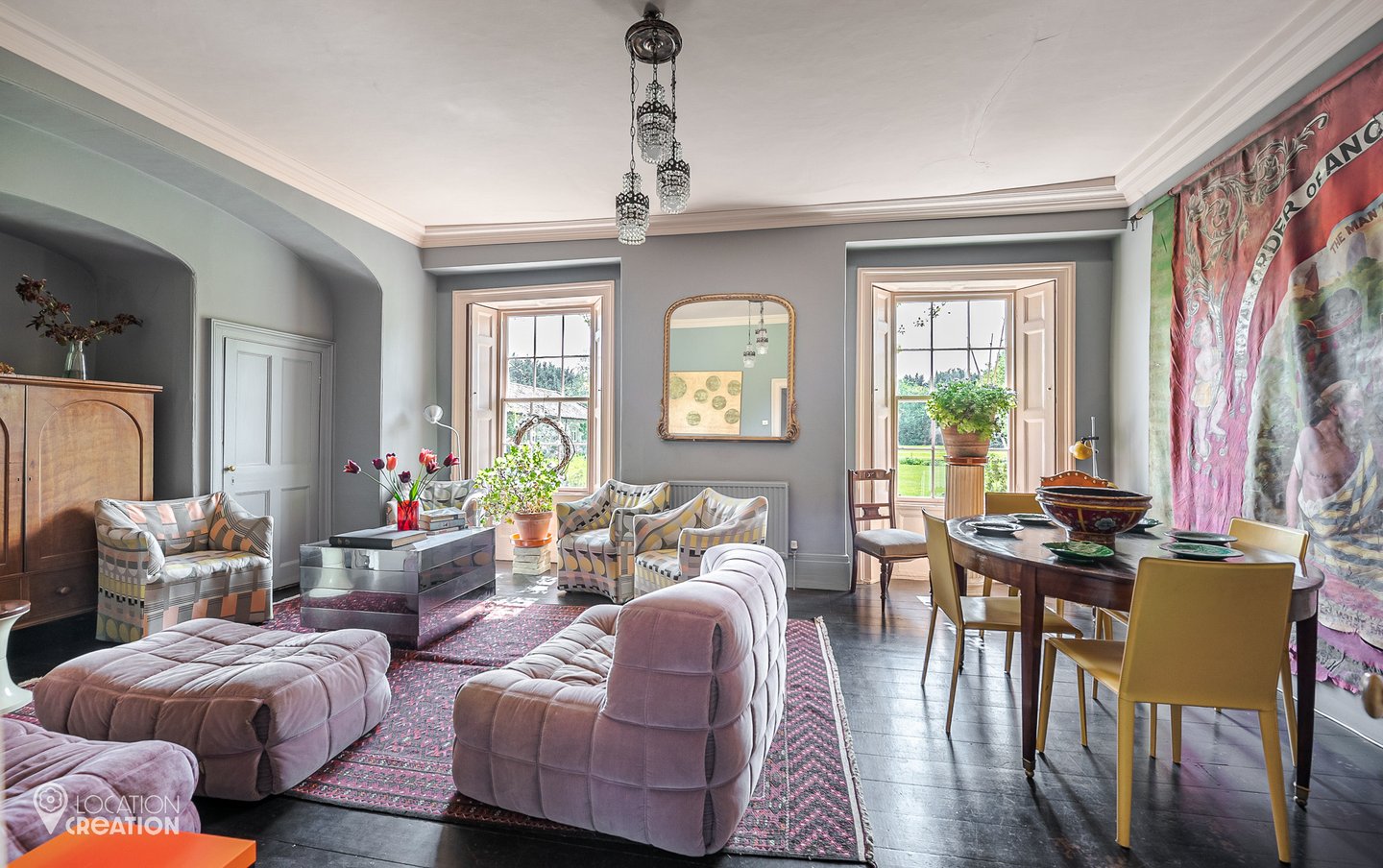 Location Creation Medieval Manor House Sitting Room