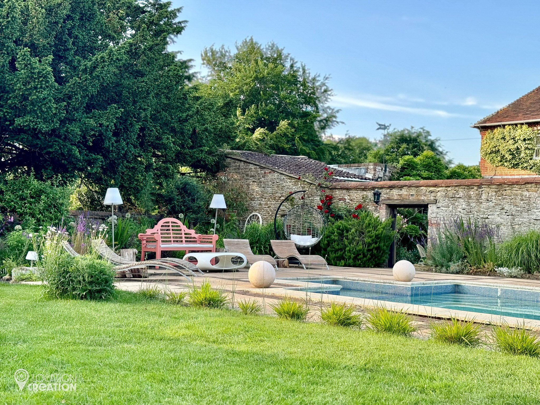 Location Creation The Coach House Walled Garden And Pool