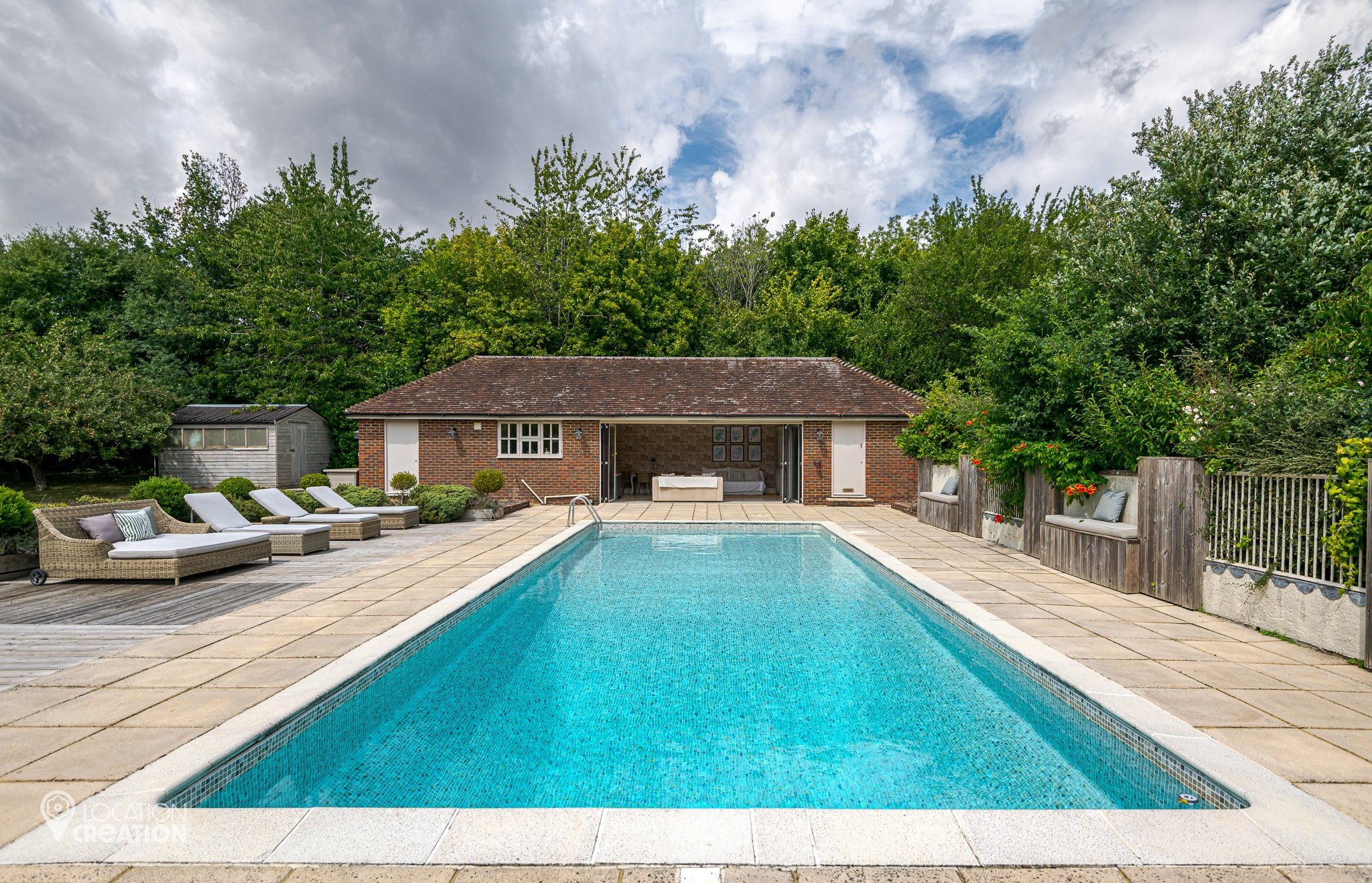 Location Creation Alfold House Swimming Pool