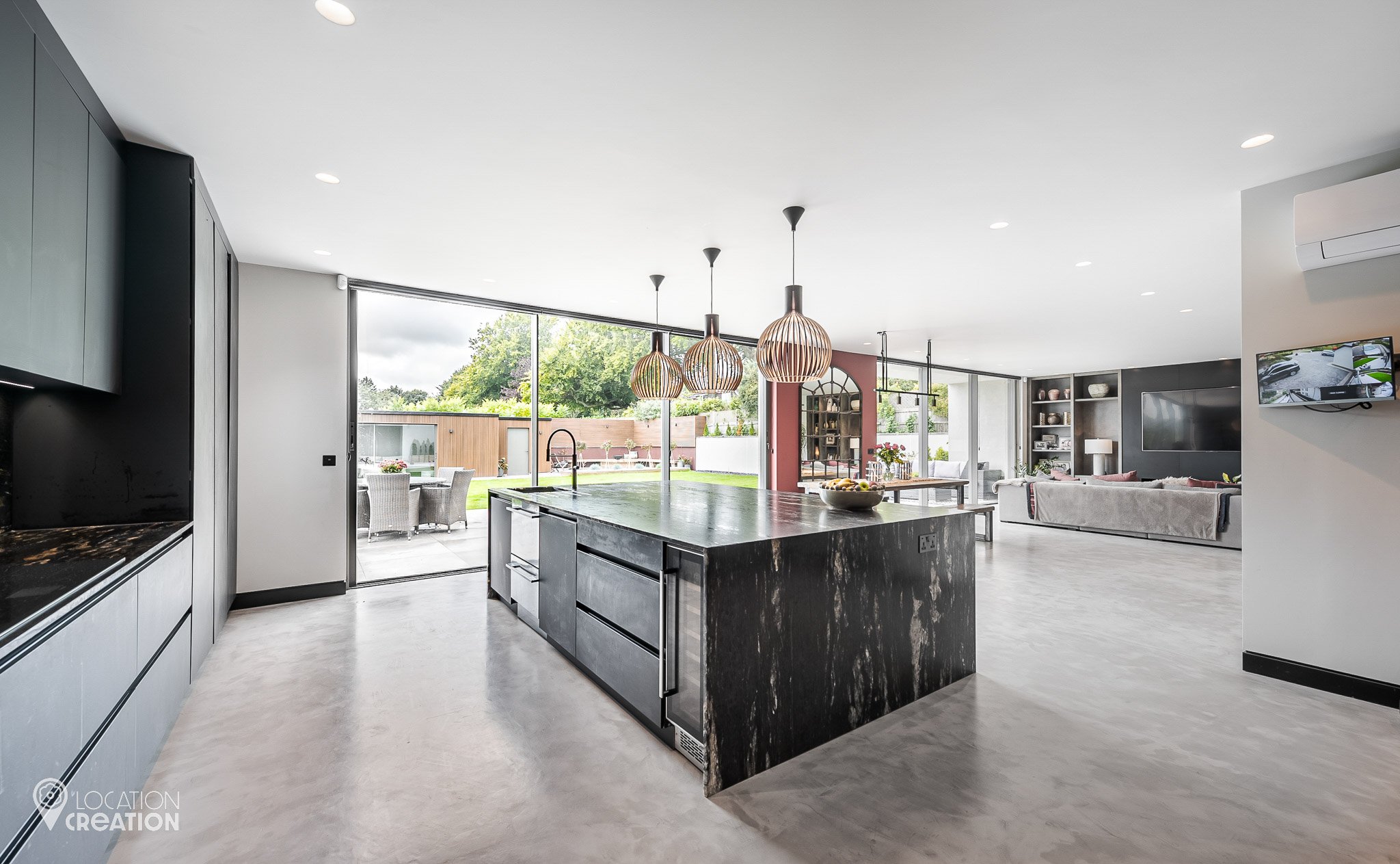 Location Creation Mountain Ash Kitchen Island