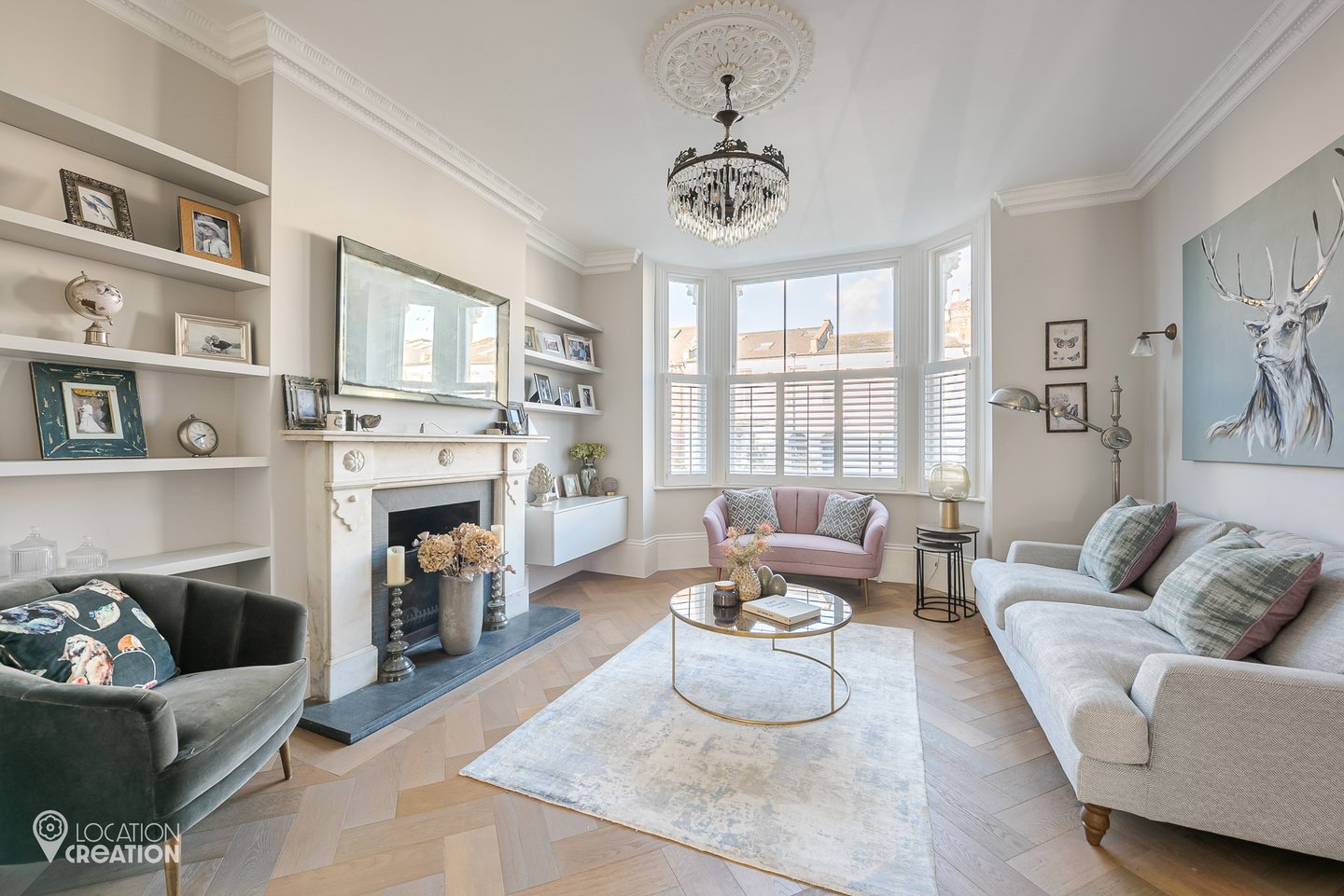 Location Creation French House Sitting Room