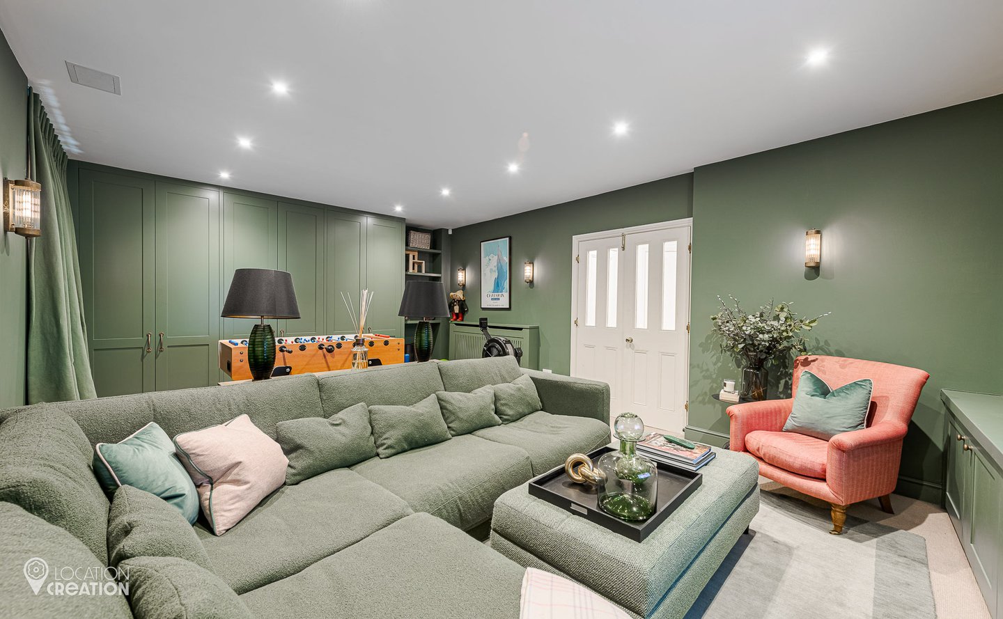 Location Creation Larkhall Rise TV Room
